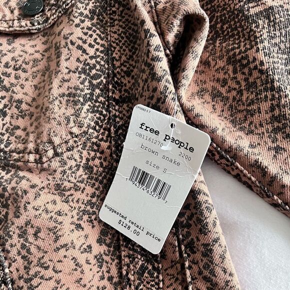 Free People snake print Jacket - Picture 3 of 4